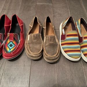 Colorful Slip-On Shoe Trio
